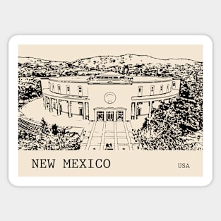 New Mexico State USA Sticker